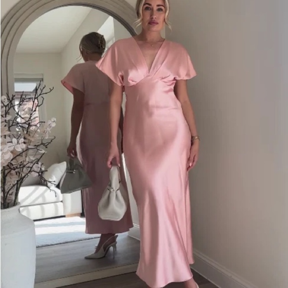 Zara Satin midi dress - Picture 3 of 3